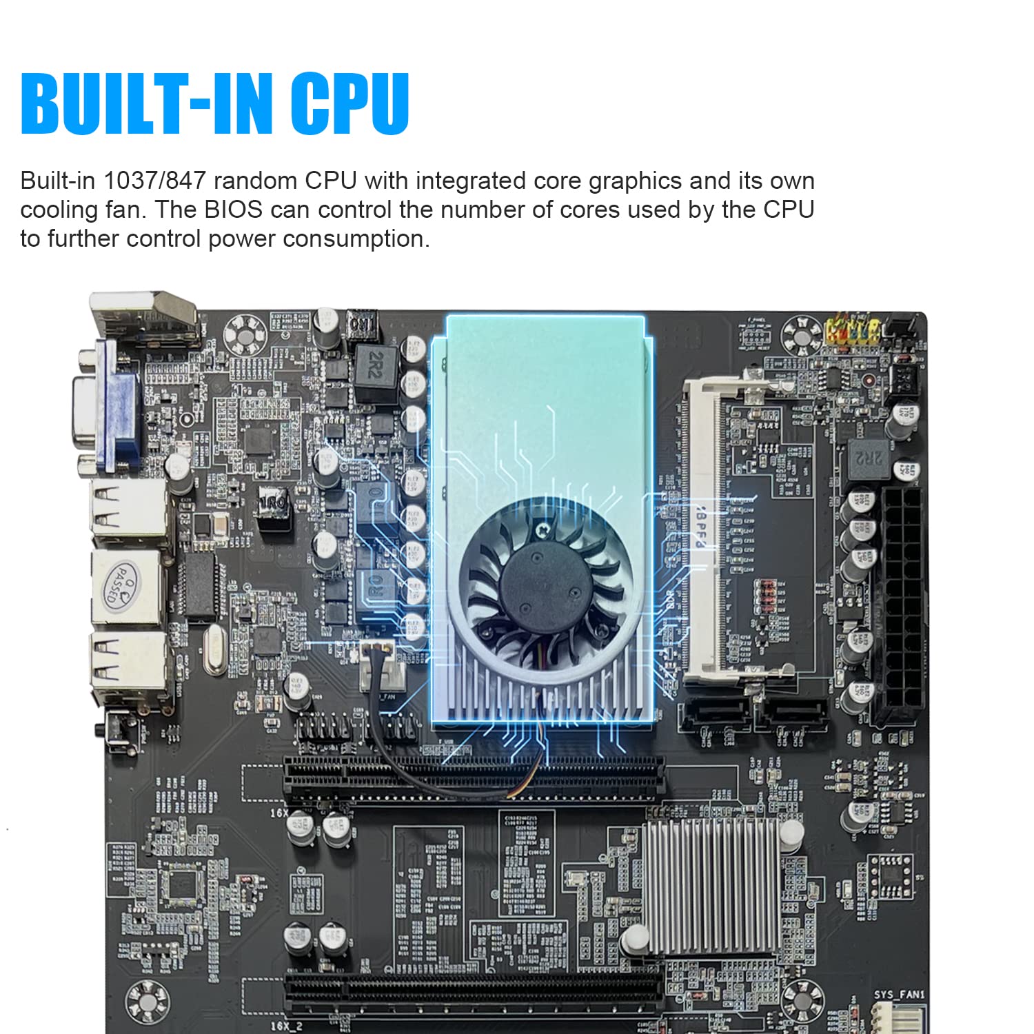 Amazon.com: BITEO BTC T37 Mining Motherboard Support 8 GPU